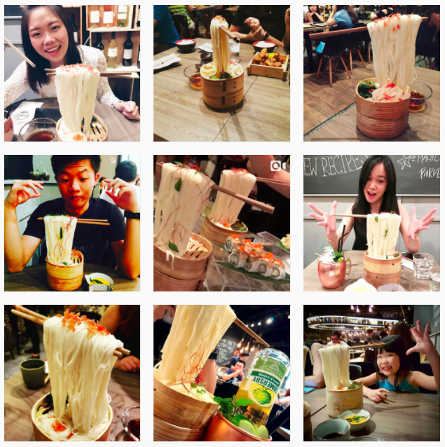 Photos of Flying Noodles on Instagram